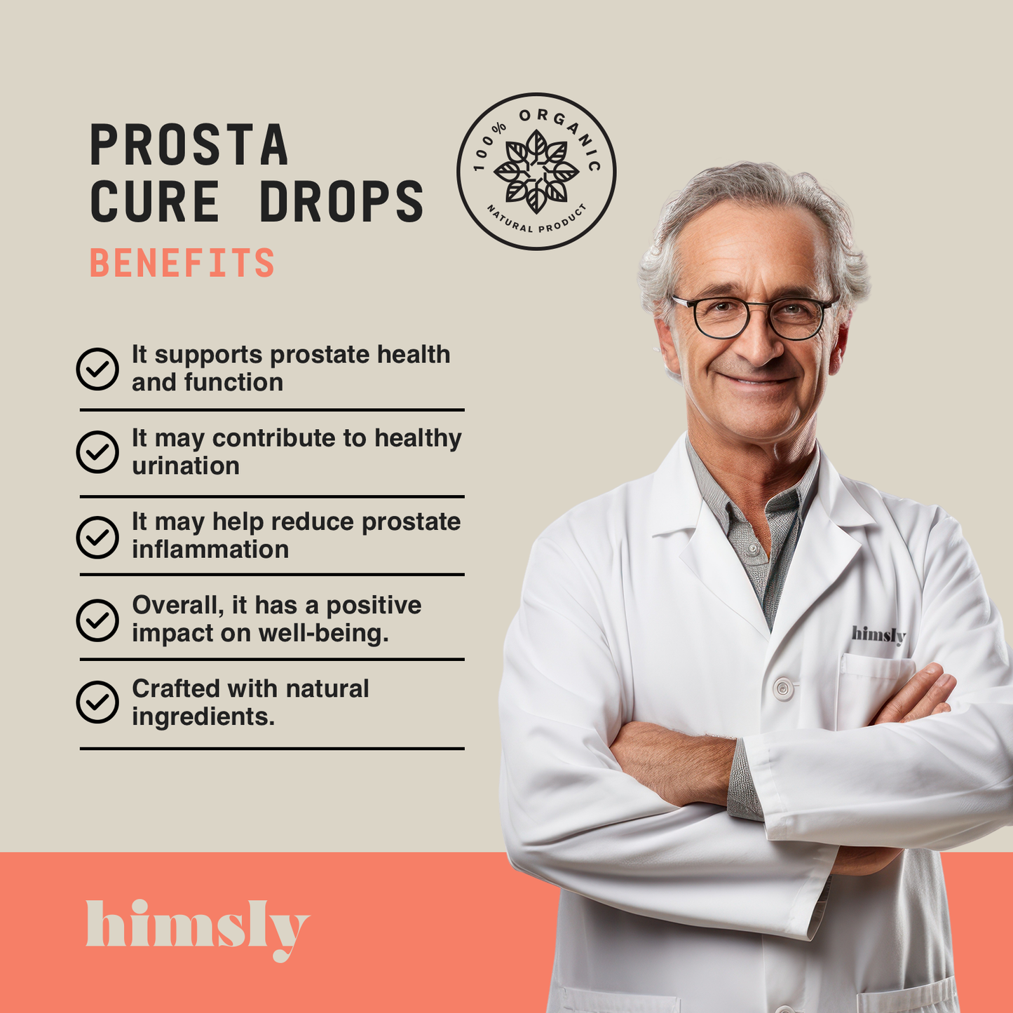 It supports prostate health and function. It may contribute to healthy urination. It may help reduce prostate inflammation.