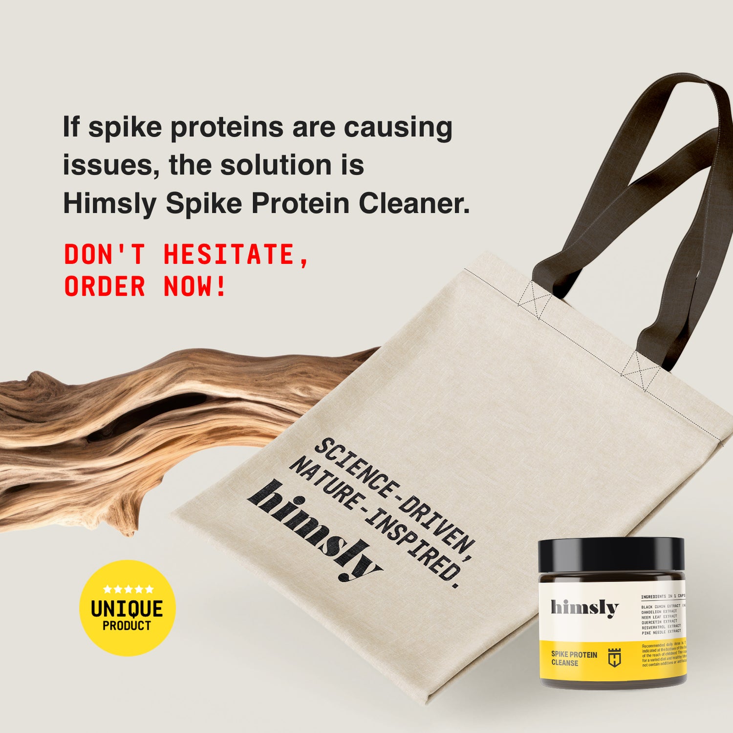 If spike proteins are causing issues, the solution is Himsly Spike Protein Cleaner.